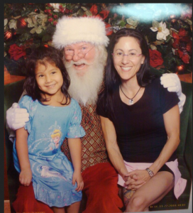 ahh 2010. Santa sitting in a nightgown.
