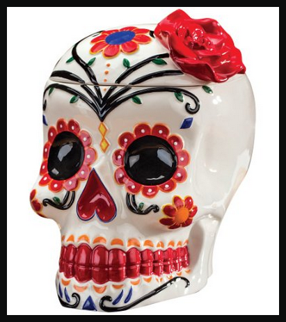 day of the dead cookie jar