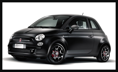 Fiat 500 black